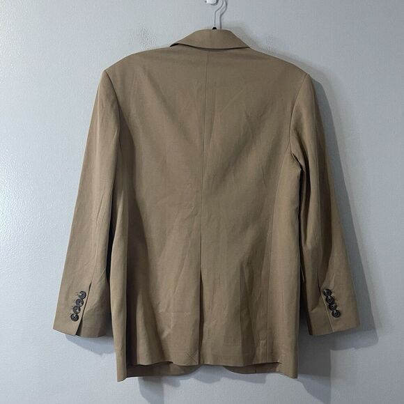 EVERLANE The 80's Oversized Blazer Size 2 Khaki NEW Preppy Modern Casual Career - Picture 3 of 9